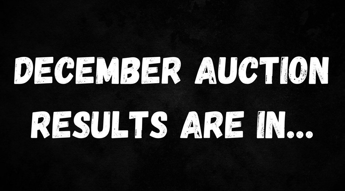 December 2023 Auction Results
