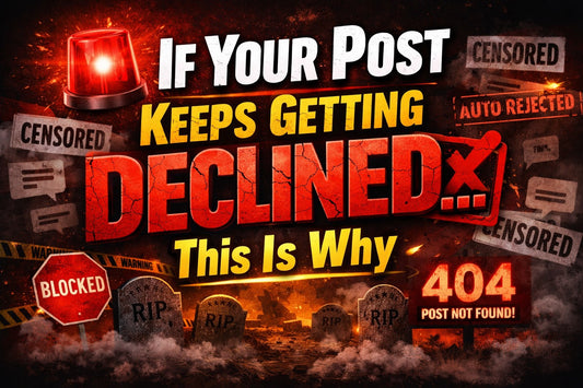 🚨 If Your Post Keeps Getting Declined… This Is Why