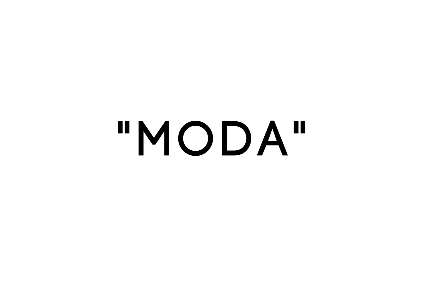 "Moda Groups" Commercial 'Advertisement' Package I